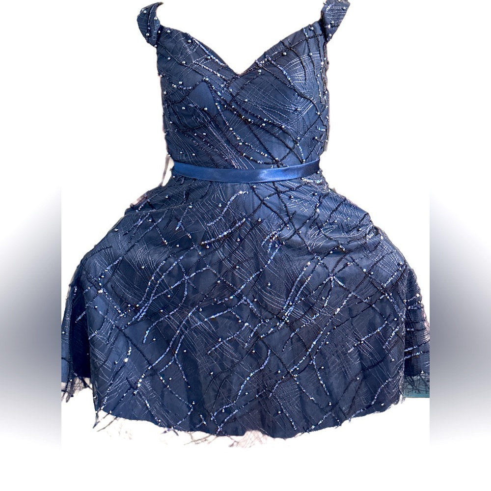 Spectacular Off-shoulder Neckline Midi Printed Dress from LUCCI LU